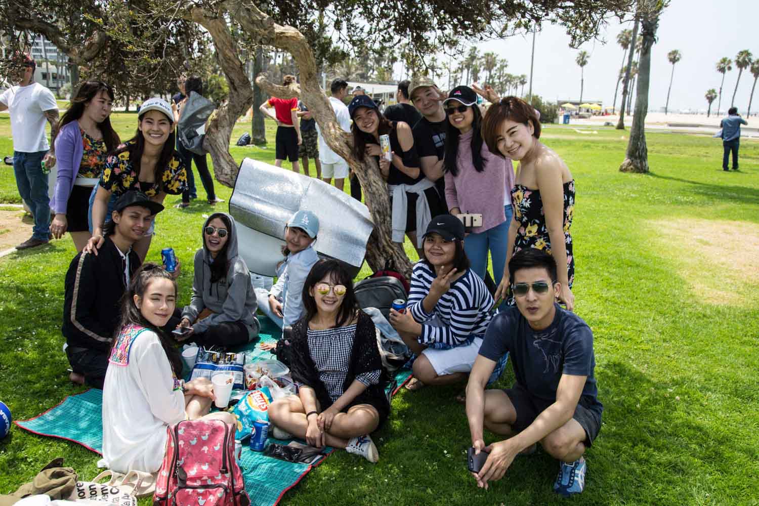 Estudantes internacionais da CWC em Columbia West College em Los Angeles