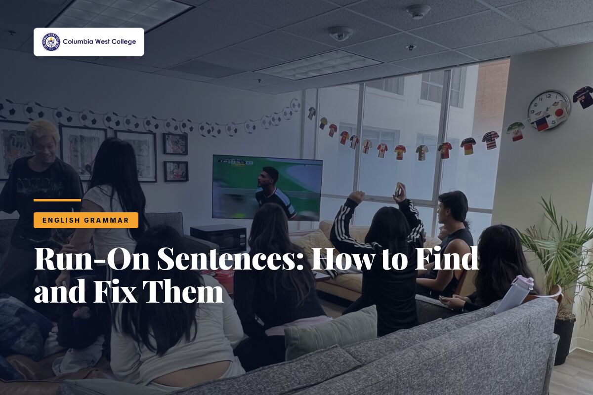 Run-On Sentences: cómo identificarlas y corregirlas