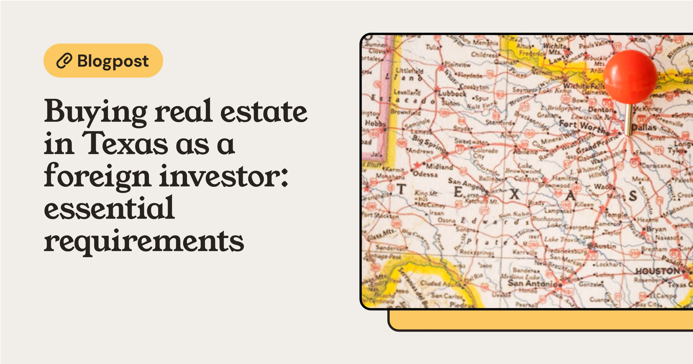 Buying Rental Property in Texas as a Foreigner