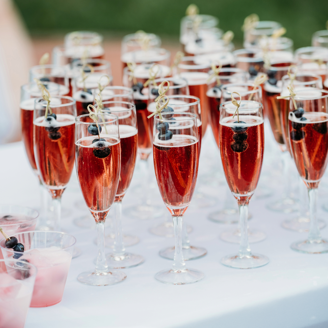Bride and her bridesmaids