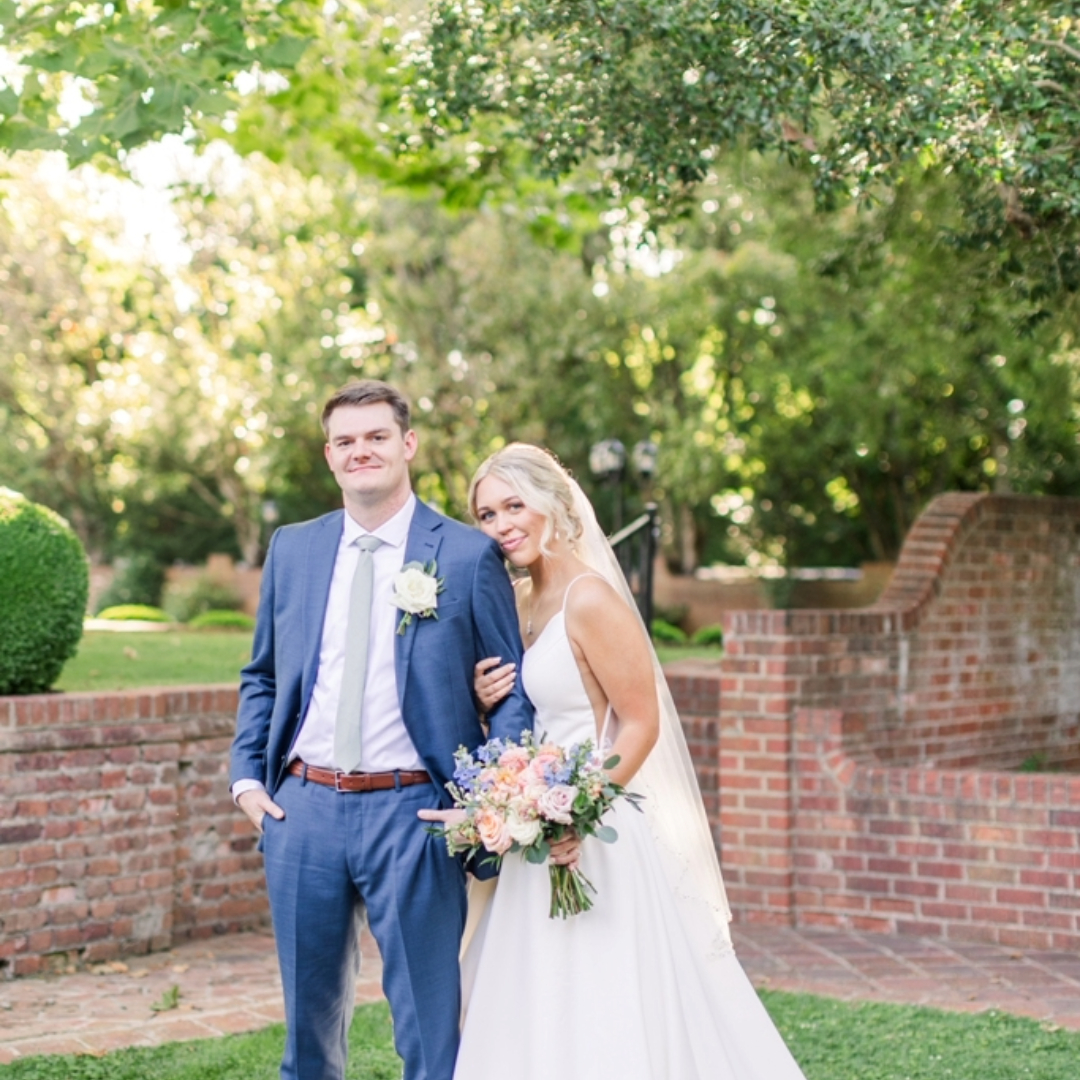 Bride and her bridesmaids