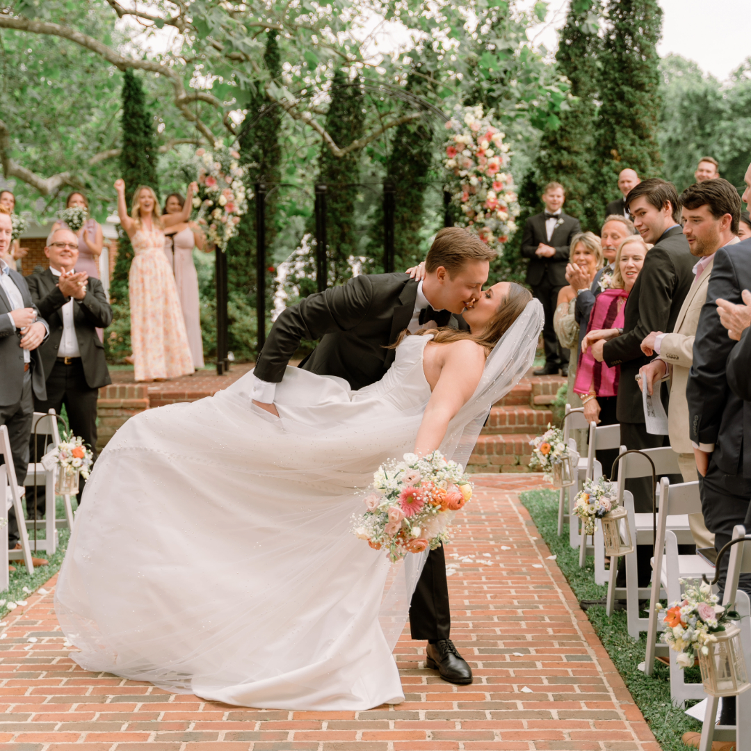 Bride and her bridesmaids