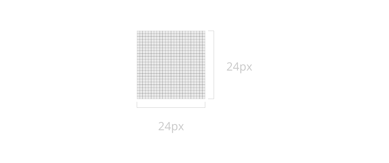 Using grids for icon design