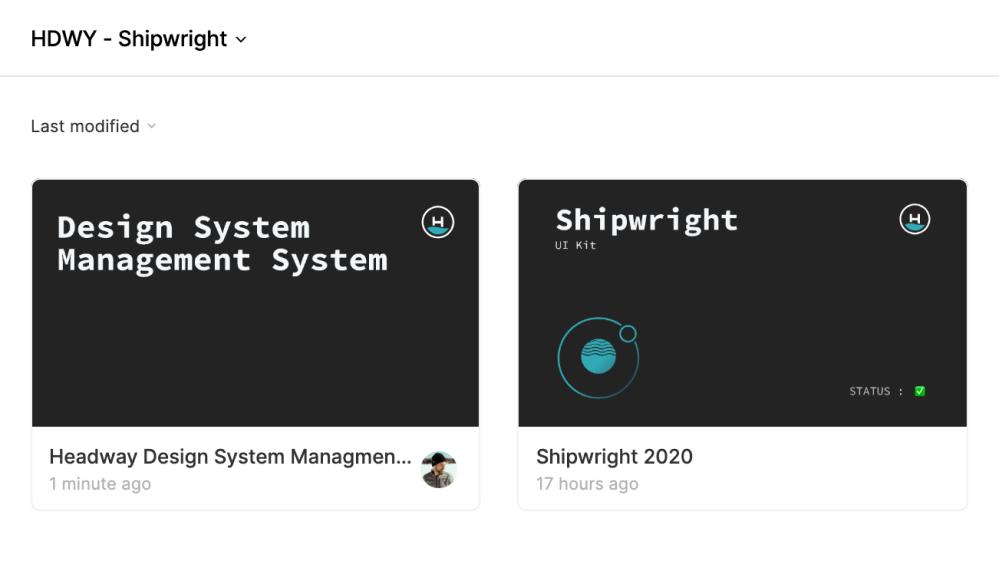 design system management example in Figma for clear communication