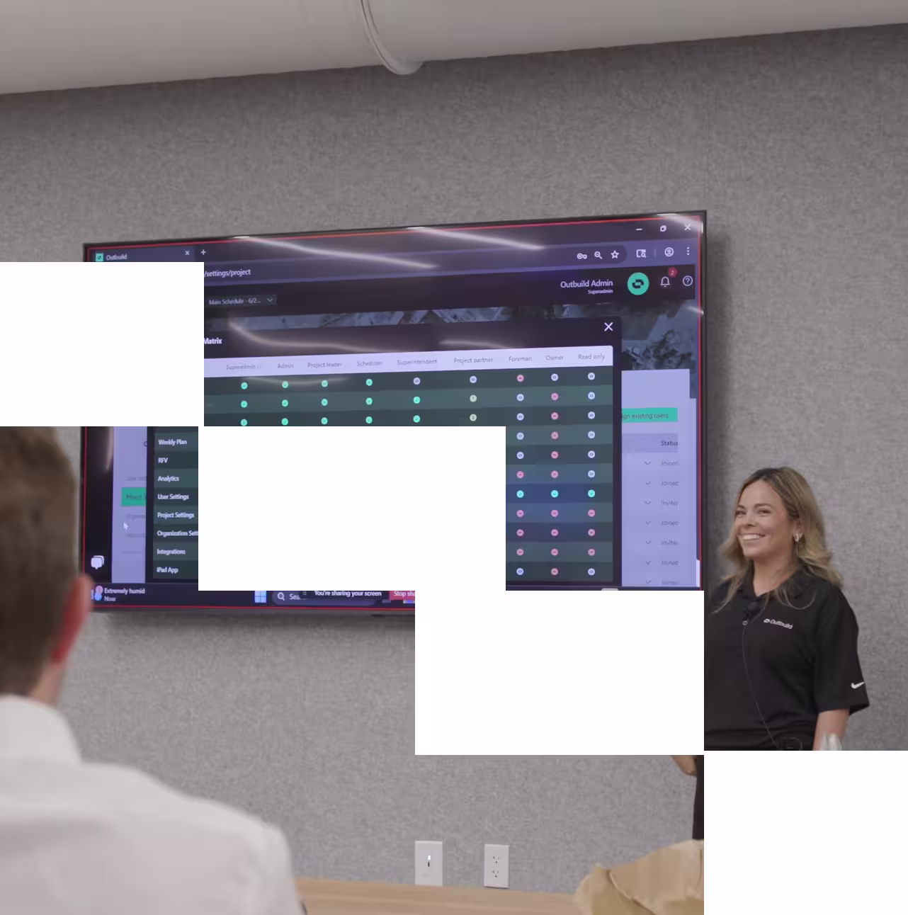 Brittany from Customer Success teaching about Outbuild platform