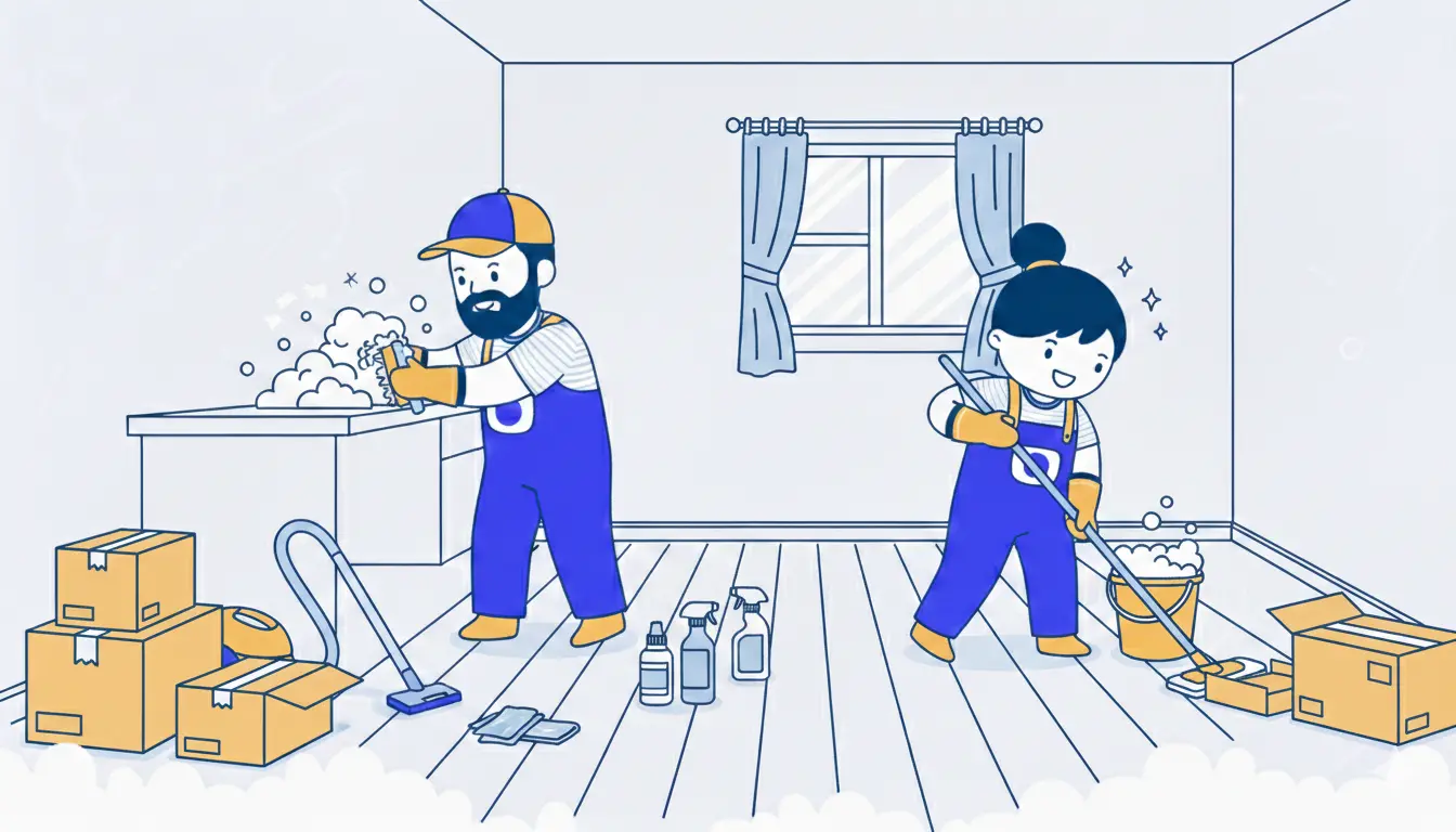 Stack of various sized cardboard moving boxes, one open with packing material inside, on a wooden floor near a window.