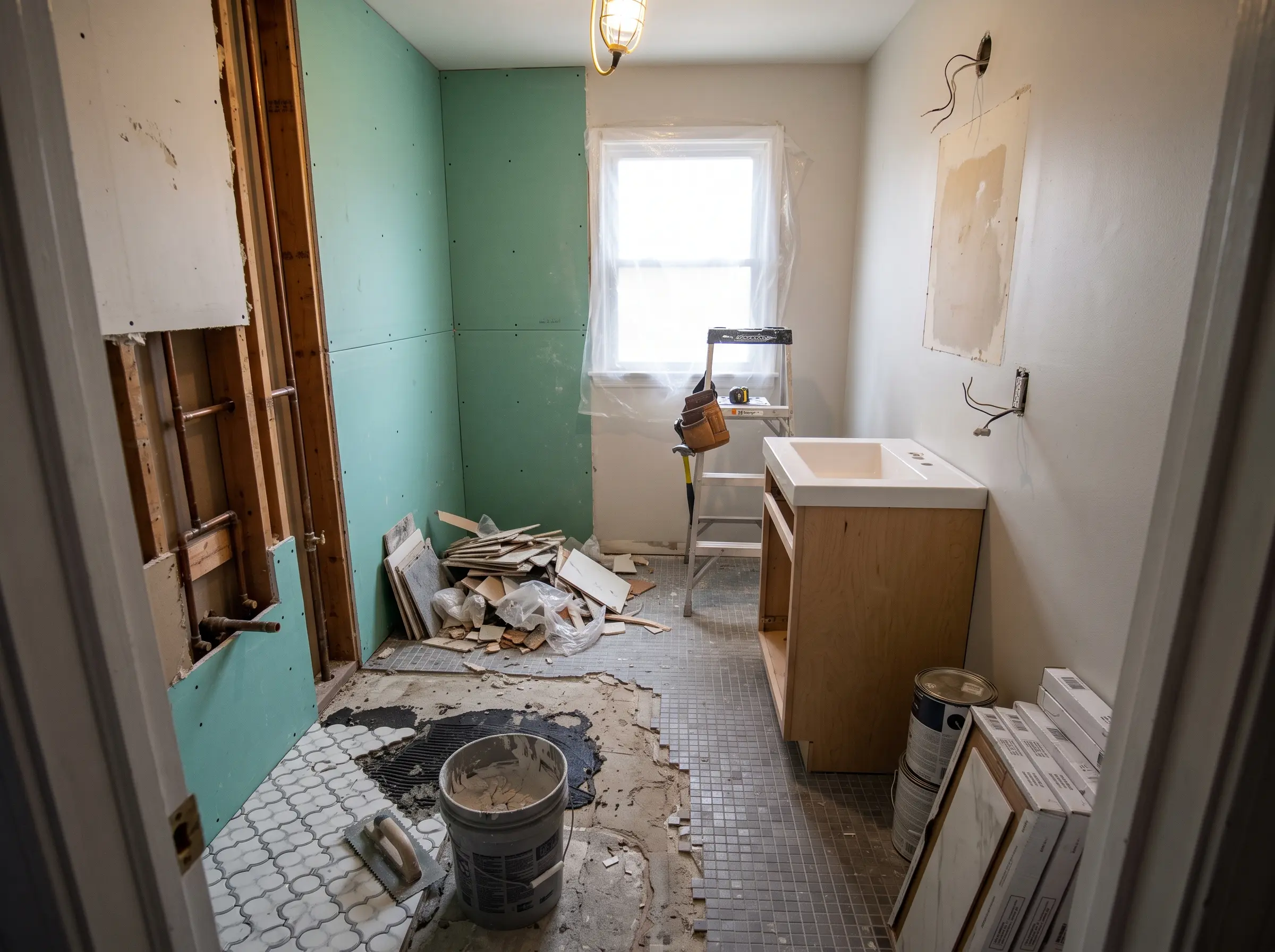 How to Remodel a Bathroom Around Existing Plumbing