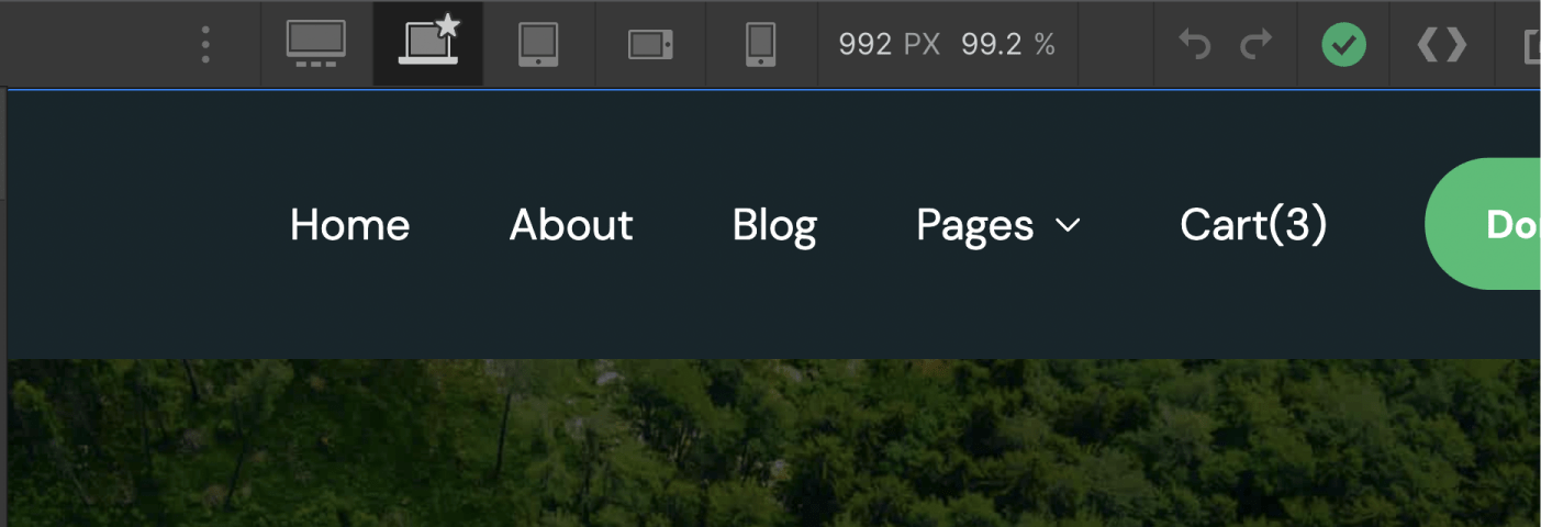 Responsive Design - Donate X Webflow Template