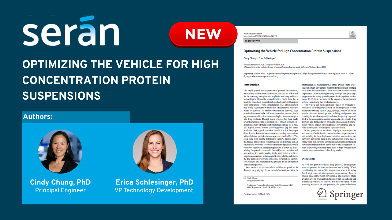 Optimizing the Vehicle for High Concentration Protein Suspensions