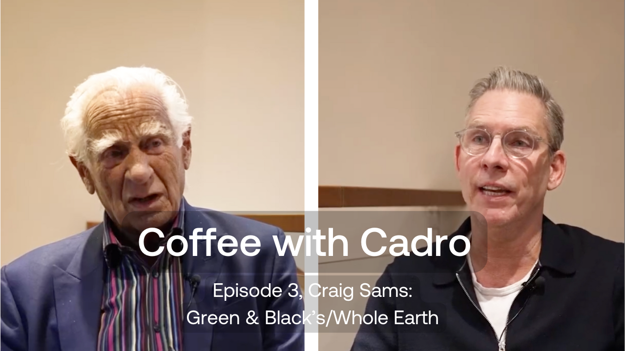 Coffee with Cadro Episode III: Craig Sams, Green & Black's/Whole Earth