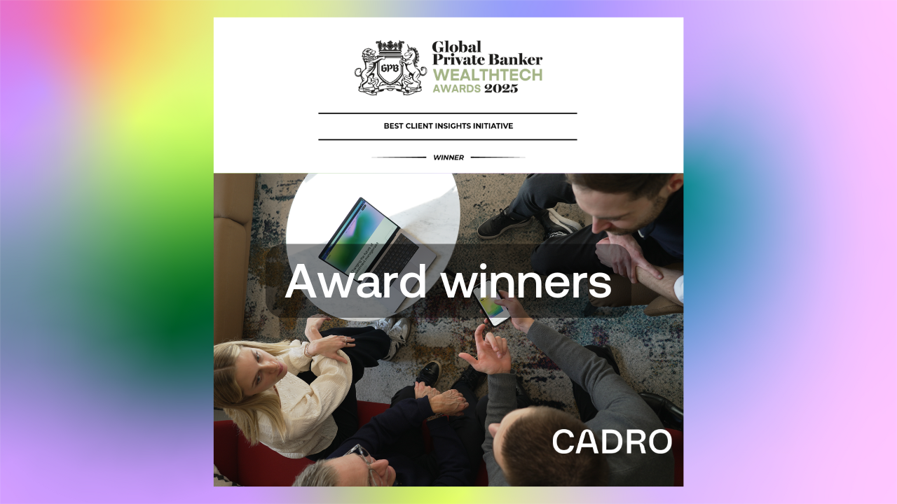 Cadro takes top prize for client engagement