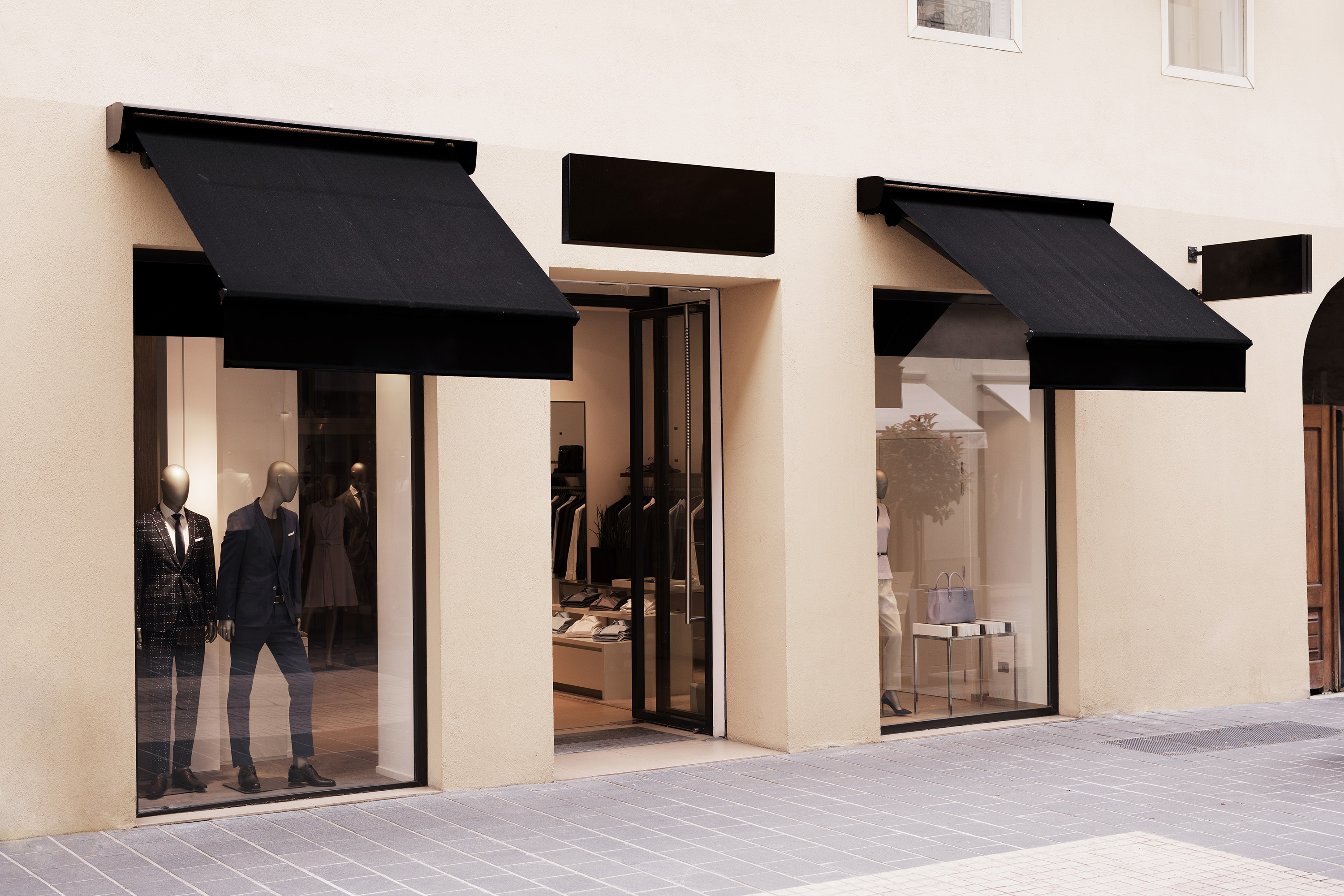 An outside view of a brand store