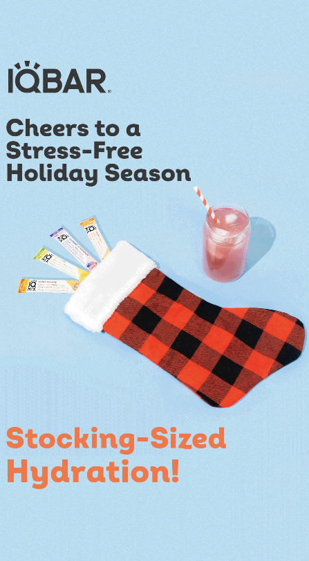 IQBAR holiday ad creative