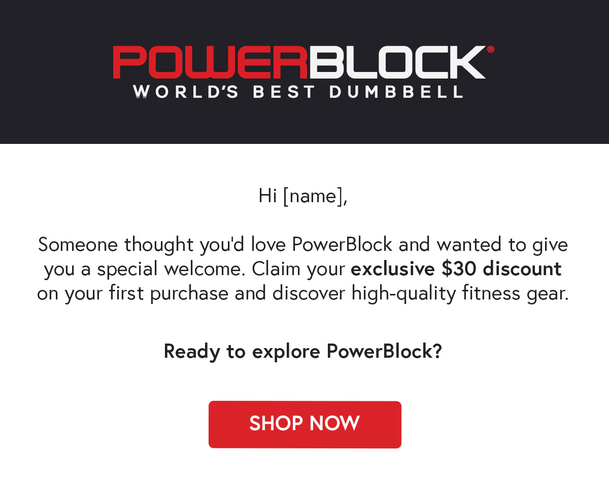 PowerBlock Refer-a-Friend Campaign