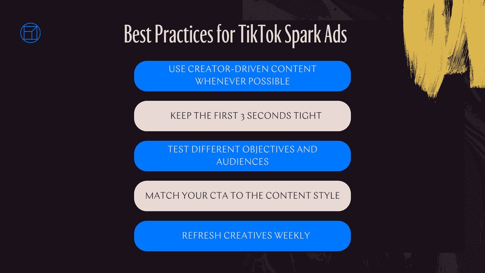 Best Practices for TikTok Spark Ads