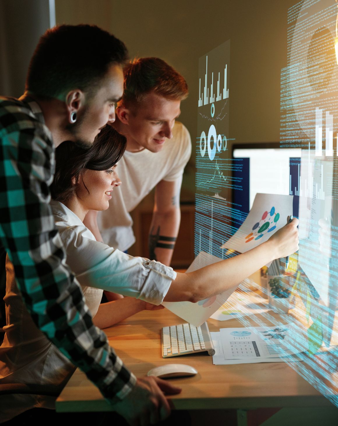 people working on software tool