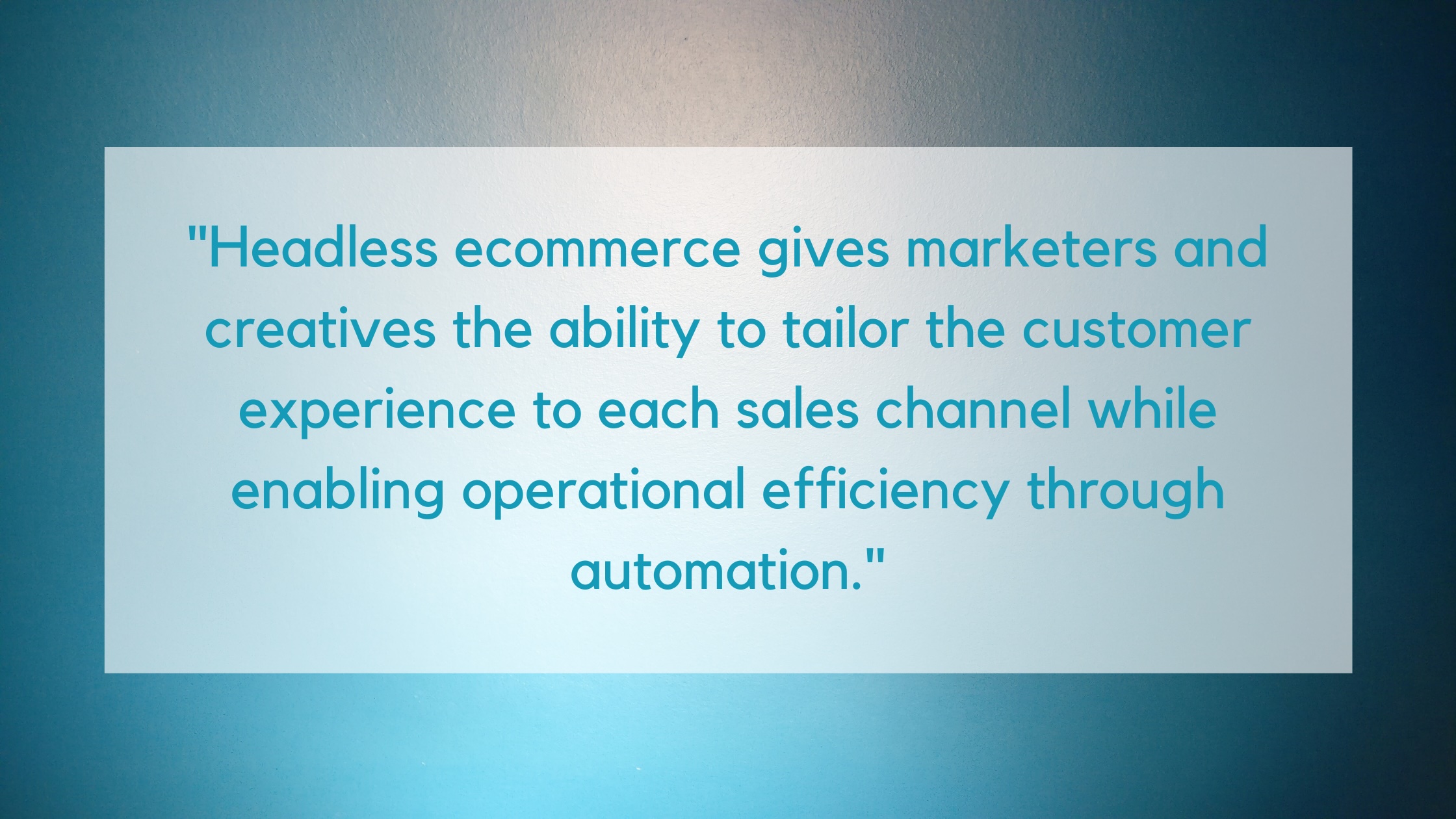 Simplifying Multichannel eCommerce Complexities