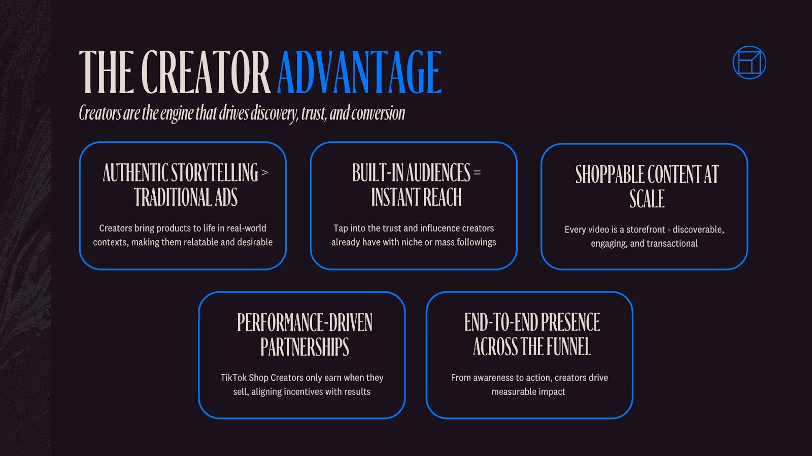 The Creator Advantage