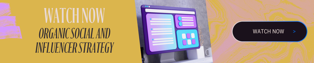 Organic Social and Influencer Strategy