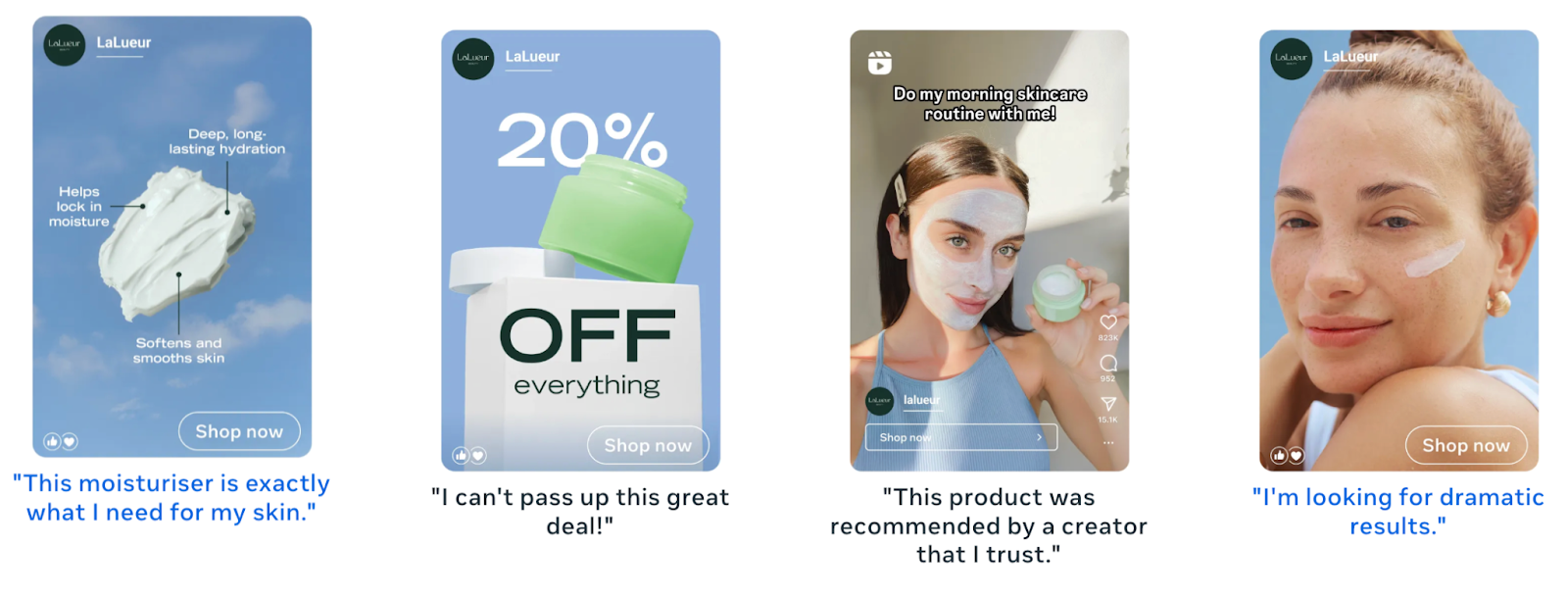 Meta creative diversification with various angles