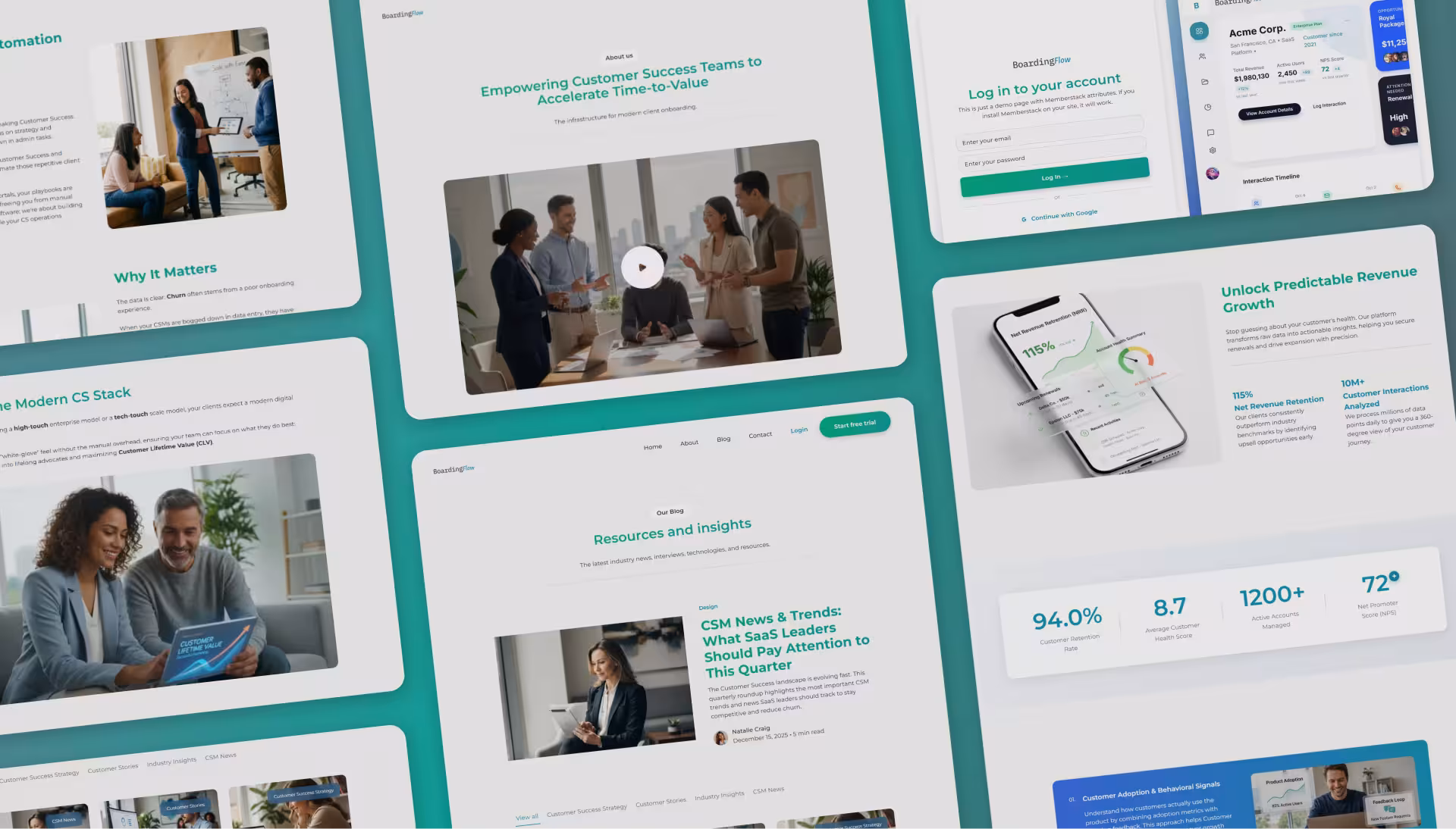 BoardingFlow - Customer Success Management WebApp