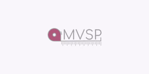 Logo with a purple tape measure and the letters MVSP with ruler markings below.