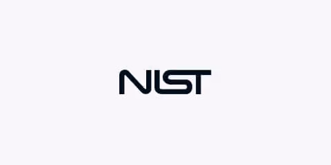 NIST logo in black text on a light gray background.