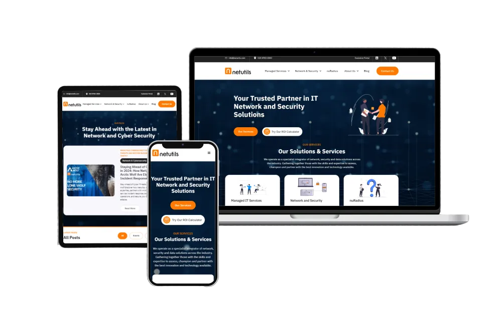 NetUtils website by Web Muse Design