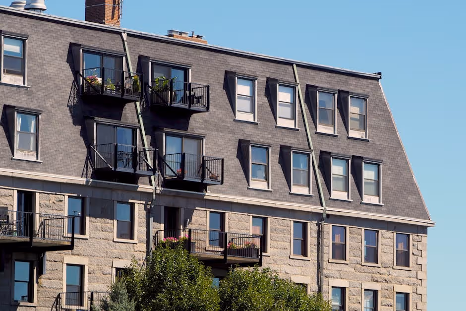 Historic Boston brownstone homes with detailed architectural features - home insurance in boston