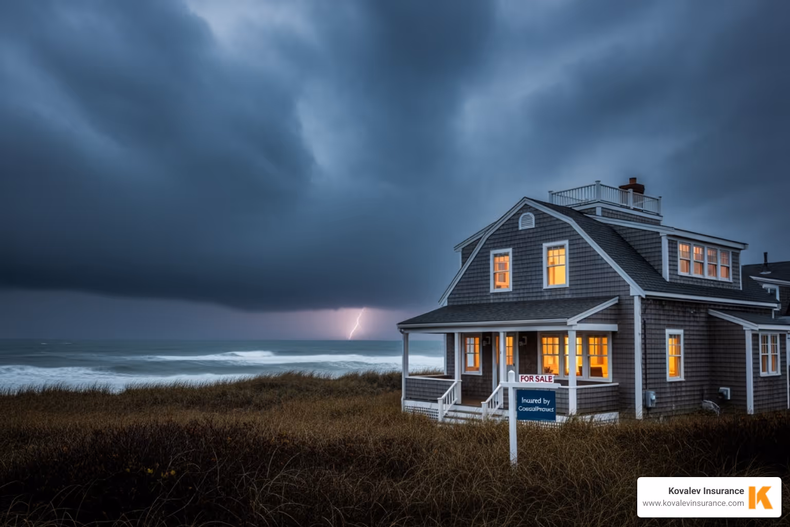 a coastal storm map showing New England - nantucket homeowners insurance