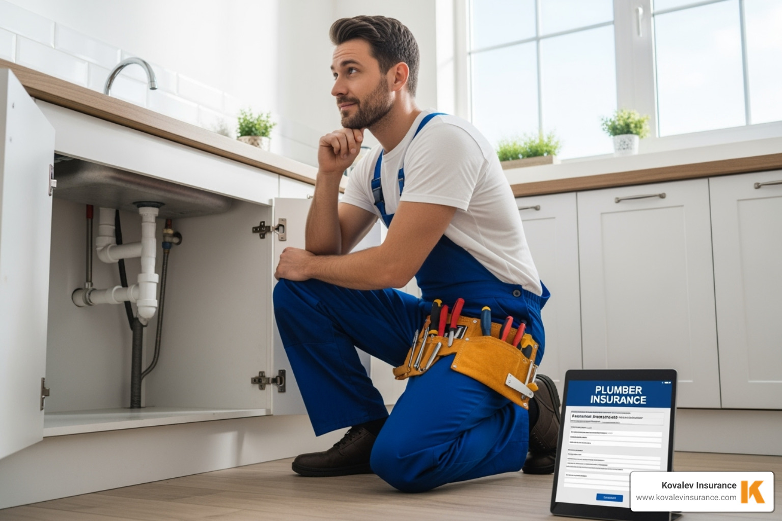 Certificate of Insurance (COI) document - plumber insurance