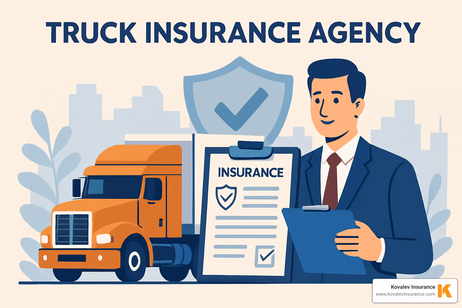 Massachusetts commercial trucking fleet with Kovalev Insurance protection - Truck insurance agency Massachusetts commercial trucking fleet with Kovalev Insurance protection - Truck insurance agency