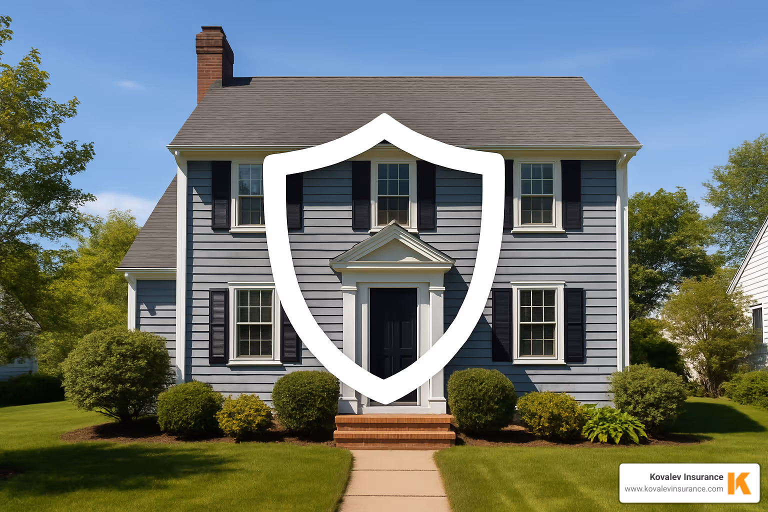 homeowners insurance shield concept