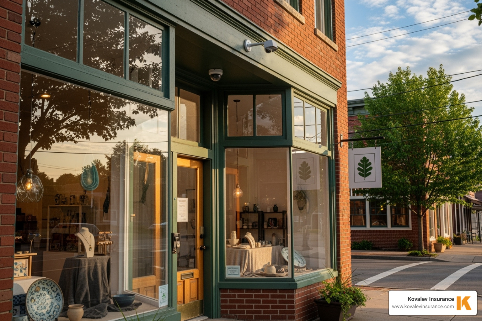 commercial insurance Belmont concept storefront in belmont mass