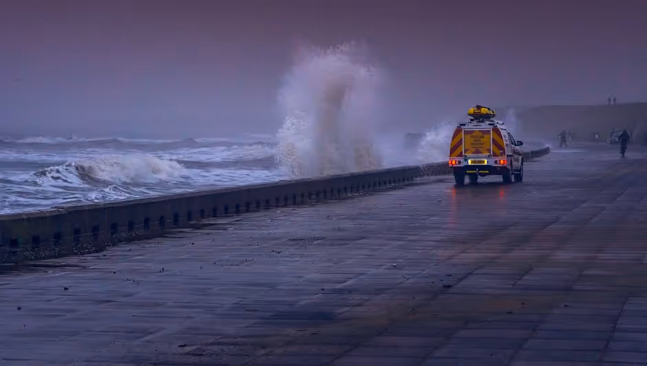 Flooded coastal road on Cape Cod - best homeowners insurance cape cod reviews Flooded coastal road on Cape Cod - best homeowners insurance cape cod reviews