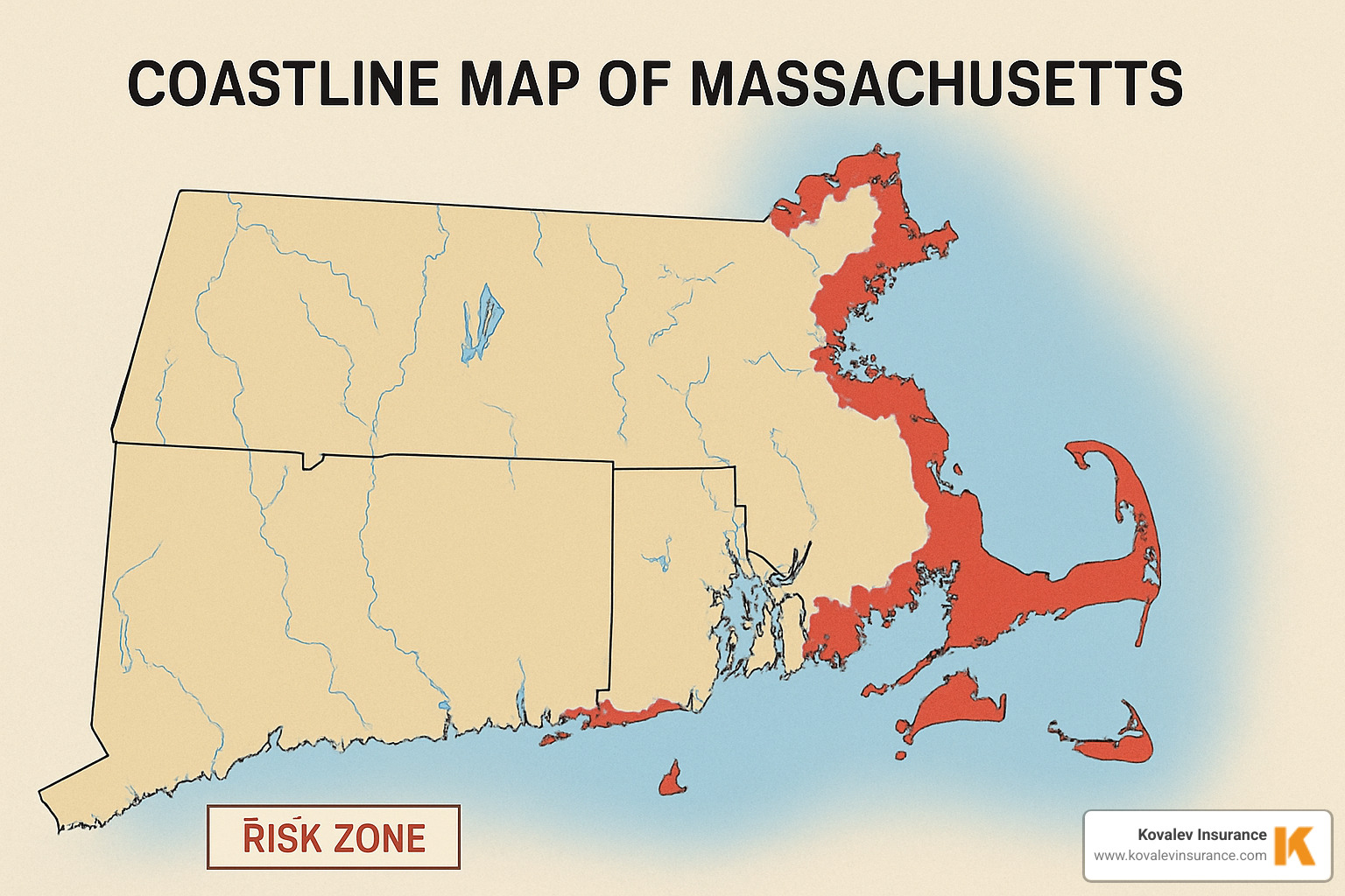 coastline map of Massachusetts highlighting risk zones - homeowners insurance definition coastline map of Massachusetts highlighting risk zones - homeowners insurance definition