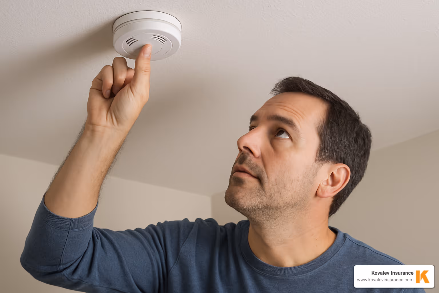 homeowner testing smoke detector - does homeowners insurance require smoke detectors in massachusetts