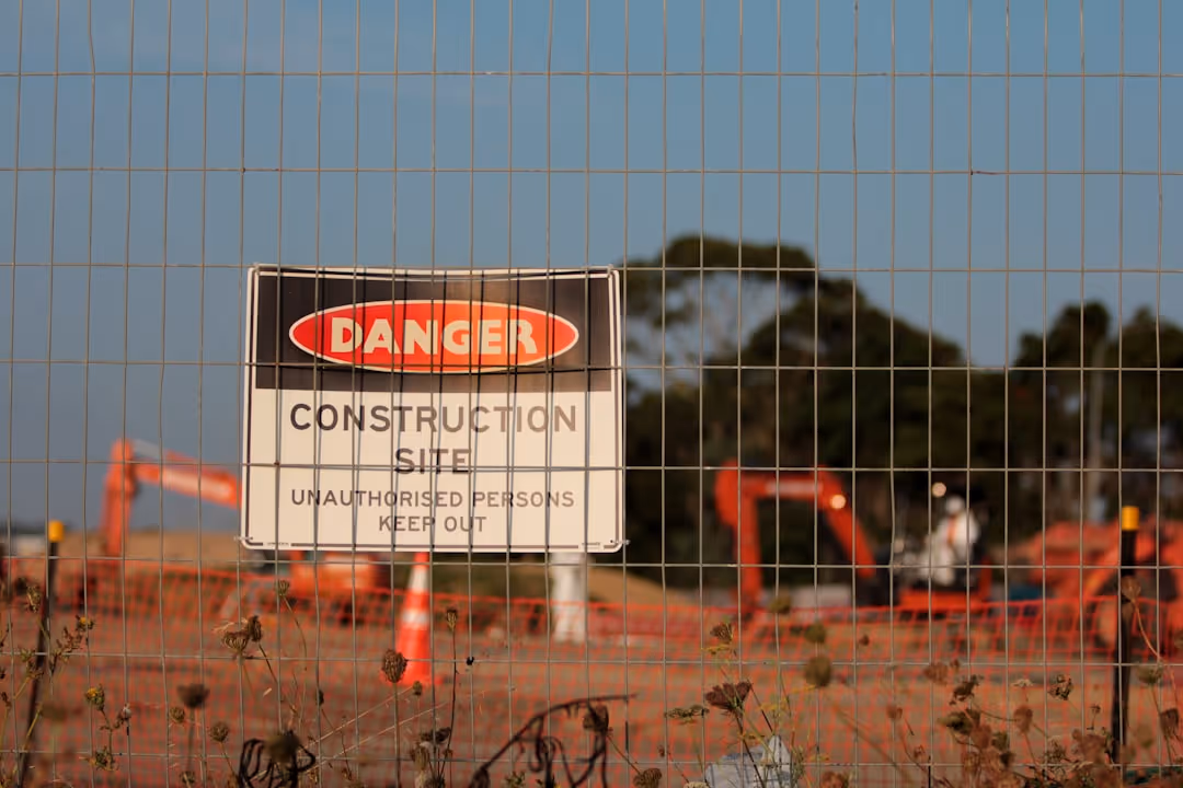 photorealistic image of a construction site with clear safety signage - liability insurance for building contractors photorealistic image of a construction site with clear safety signage - liability insurance for building contractors