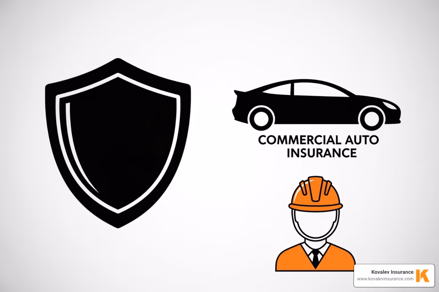Icons representing different types of insurance policies like general liability, commercial auto, and workers' comp - painting contractor insurance Icons representing different types of insurance policies like general liability, commercial auto, and workers' comp - painting contractor insurance