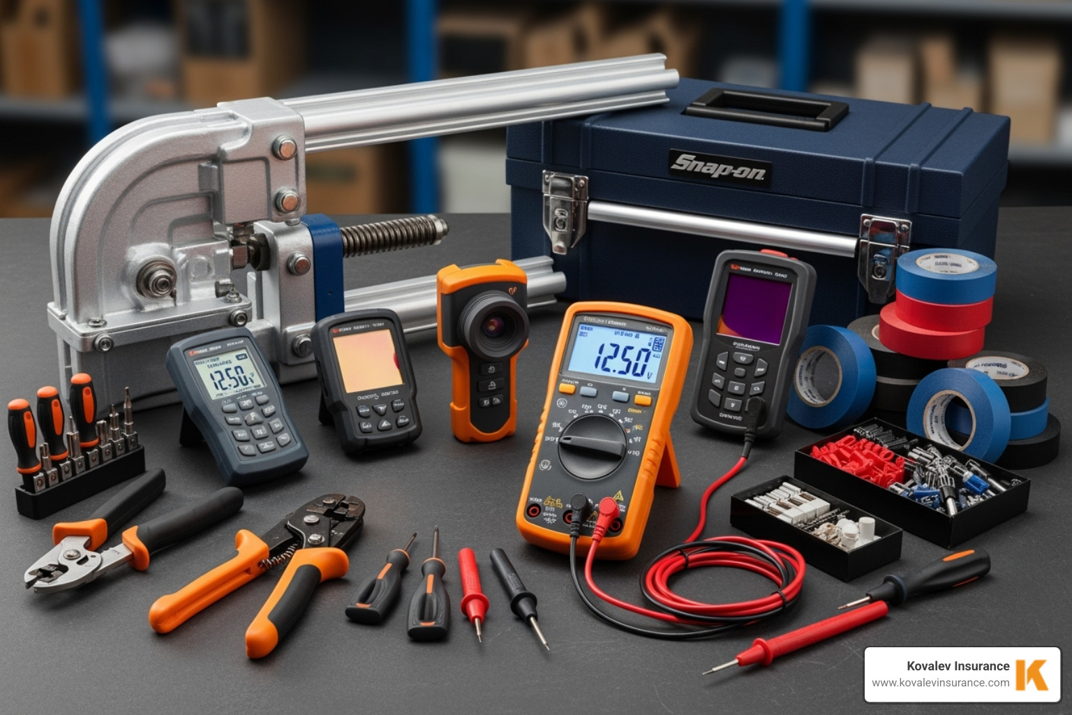 specialized electrical tools and equipment - electrical contractor insurance