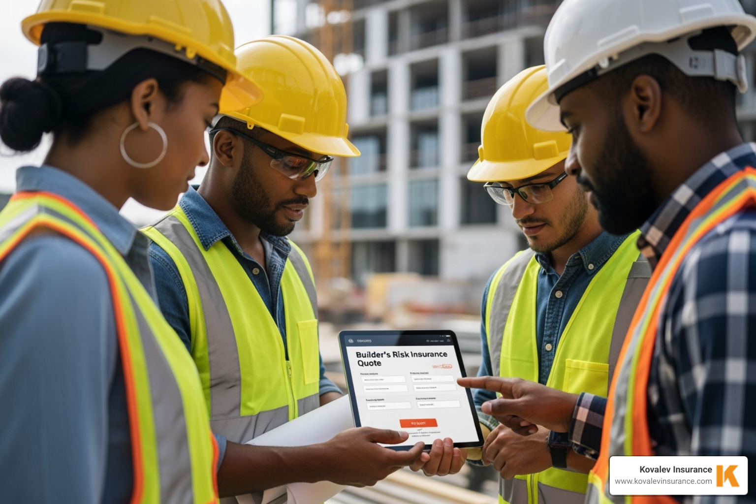 of a magnifying glass over an insurance policy document - builders risk insurance online quote of a magnifying glass over an insurance policy document - builders risk insurance online quote