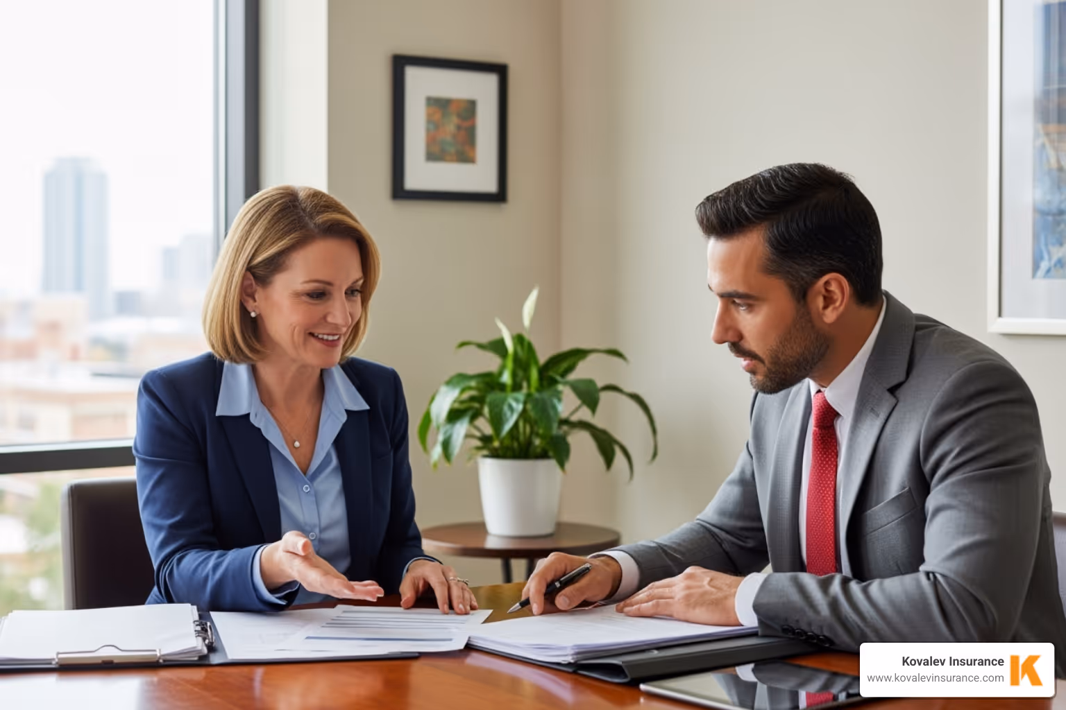 insurance agent discussing a policy with an electrical contractor - electrical contractor general liability insurance insurance agent discussing a policy with an electrical contractor - electrical contractor general liability insurance