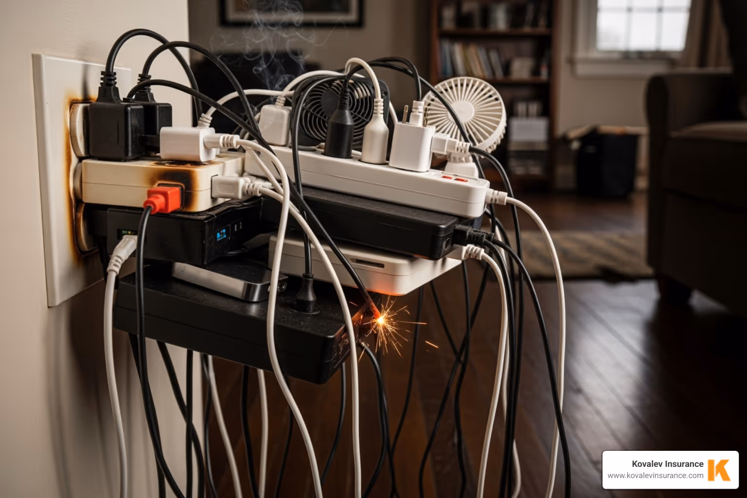 potential electrical fire hazard in a residential setting - electrical contractor general liability insurance potential electrical fire hazard in a residential setting - electrical contractor general liability insurance