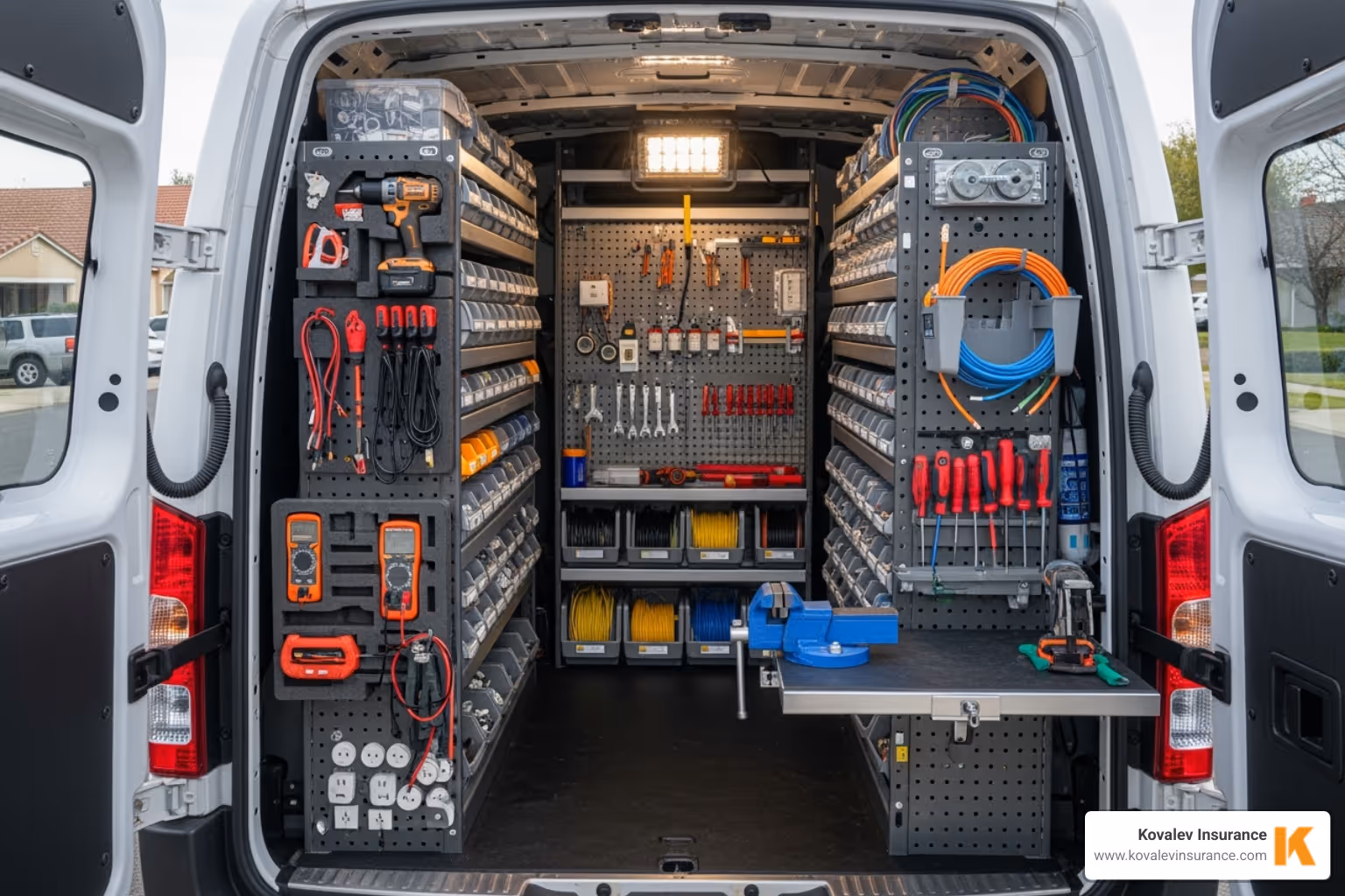 work van with tools - electrical contractor insurance requirements
