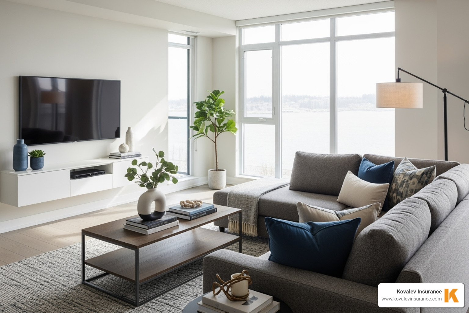 living room of condo - ho6 insurance massachusetts