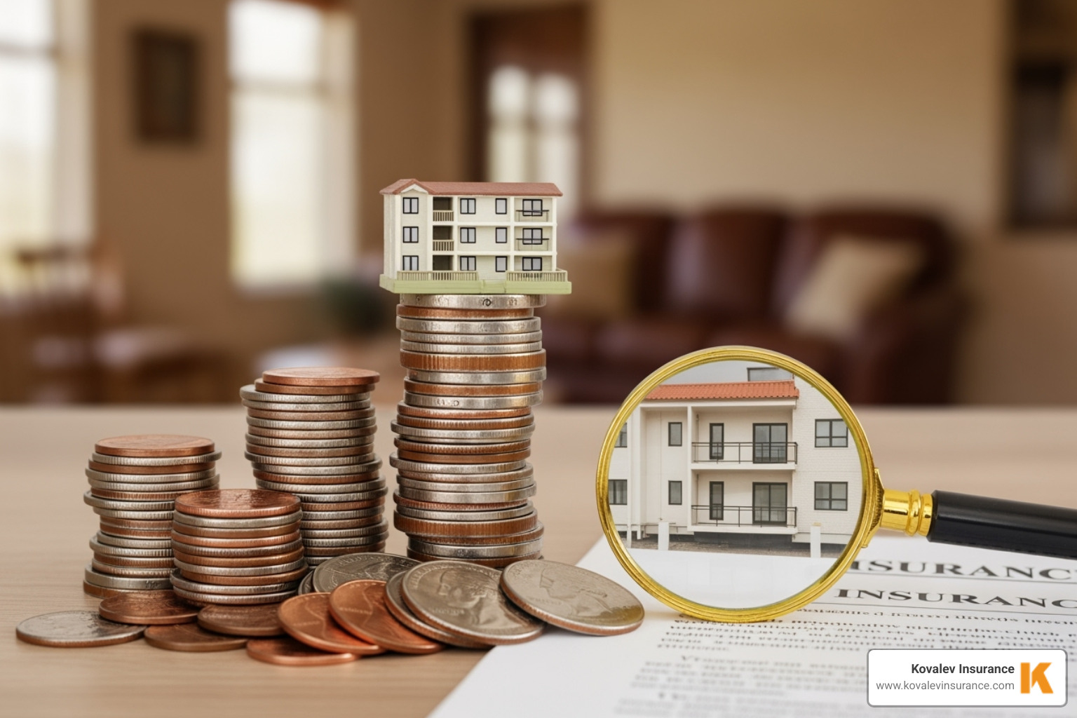 person comparing insurance quotes on a laptop in a condo setting - Affordable condo insurance