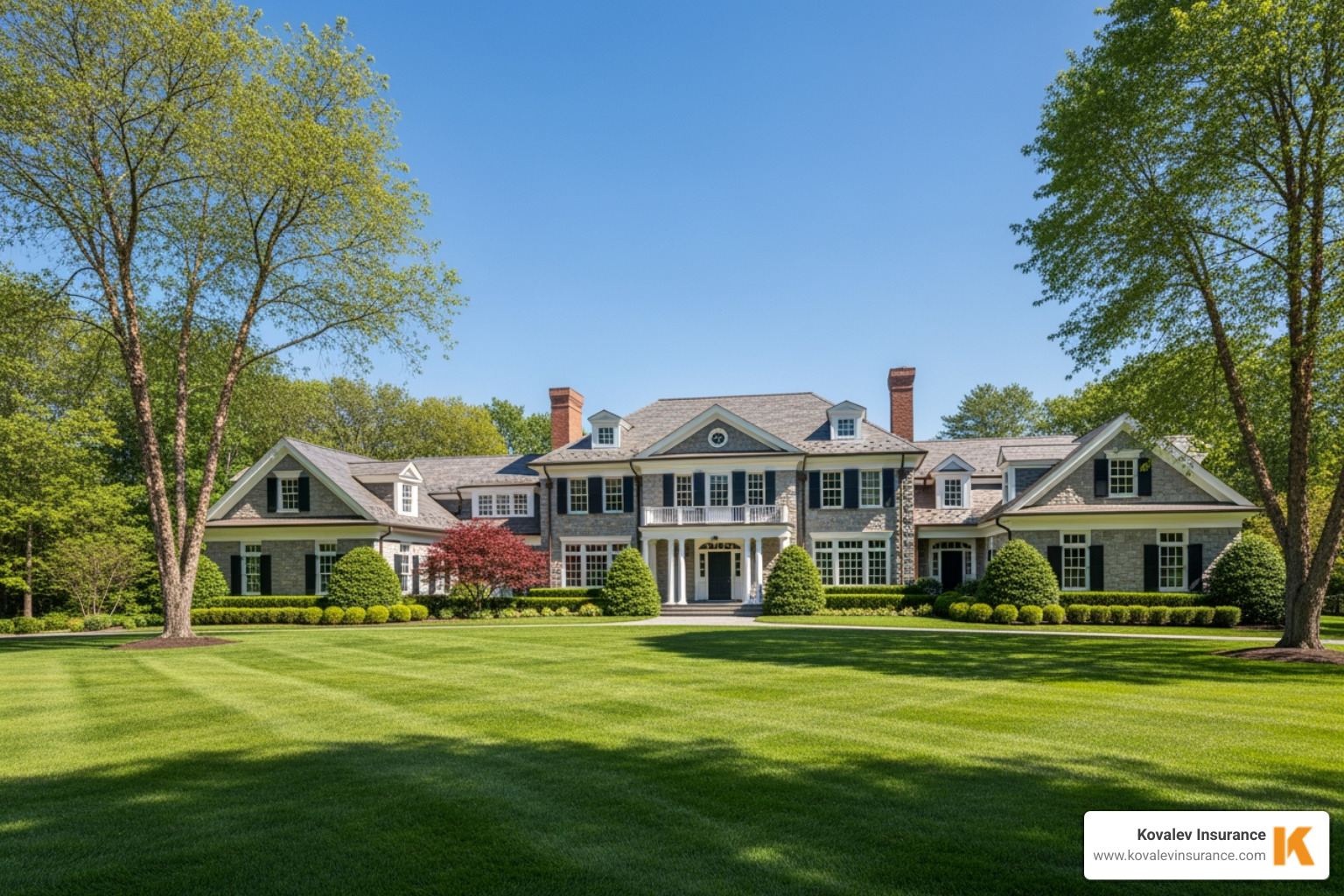luxury estate in Wellesley - High Value Home Insurance