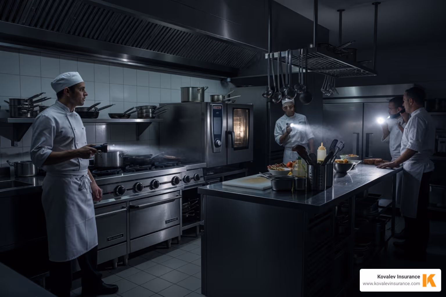 Power outage in commercial kitchen - do restaurants need insurance