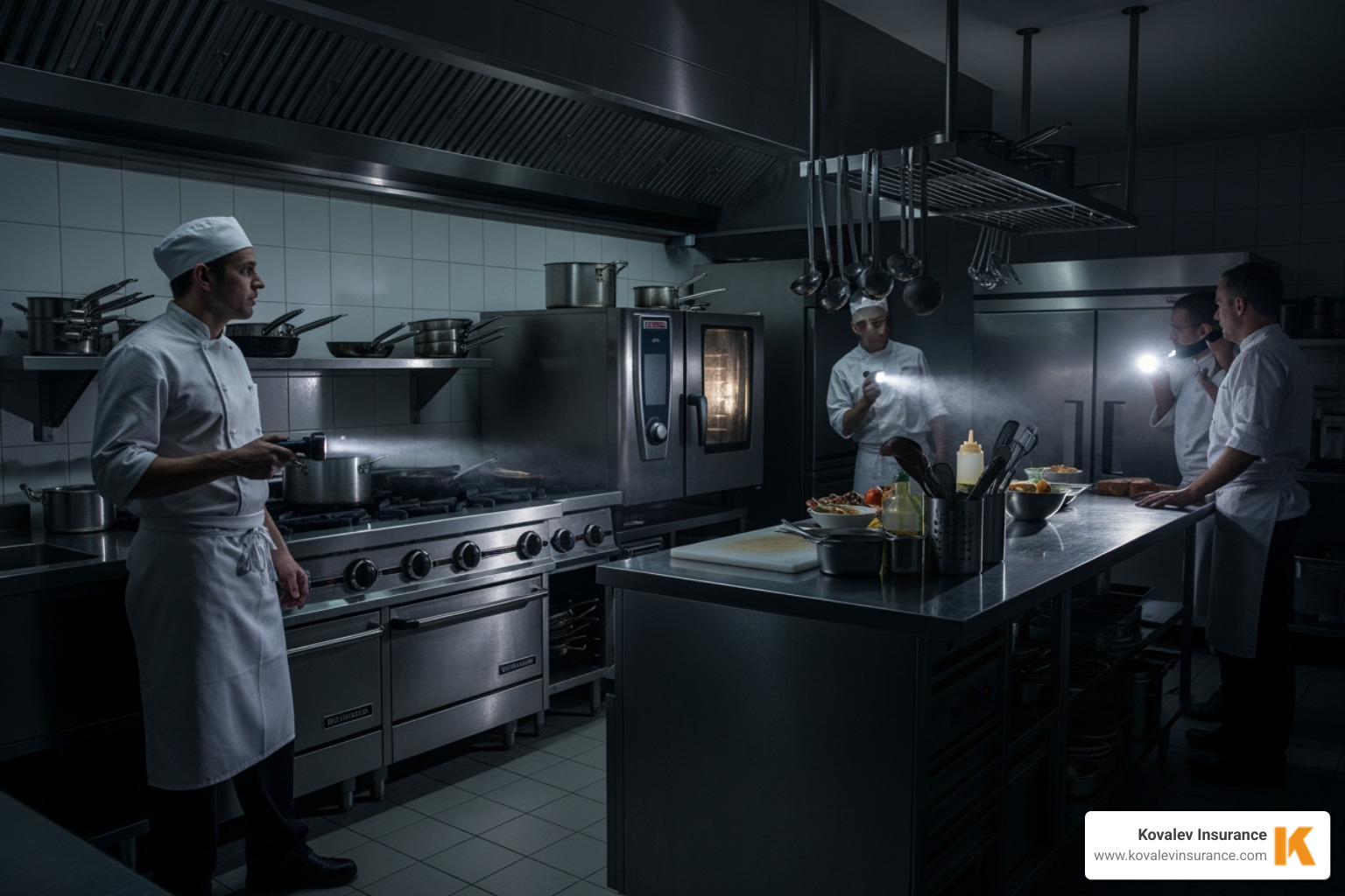 Power outage in commercial kitchen - do restaurants need insurance