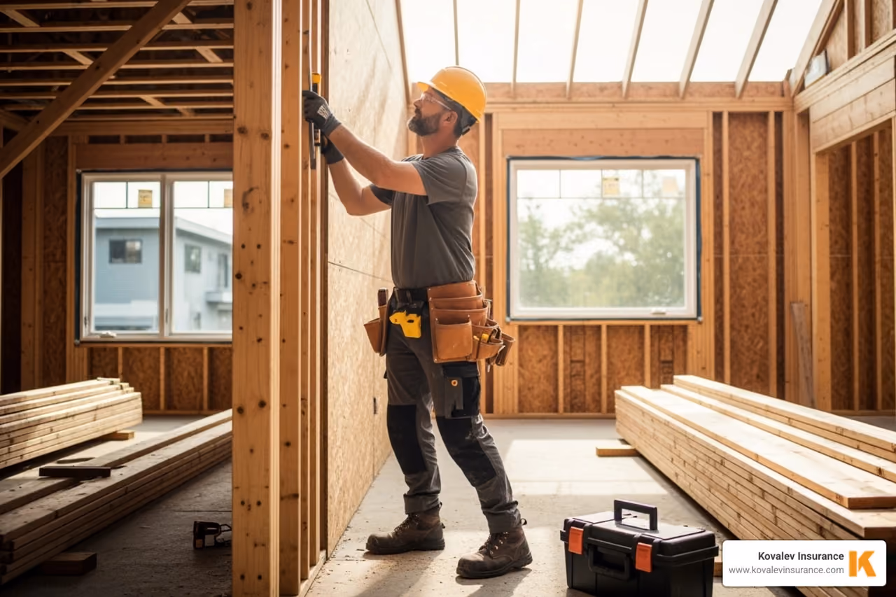 worker on job site - public liability insurance for self employed subcontractor